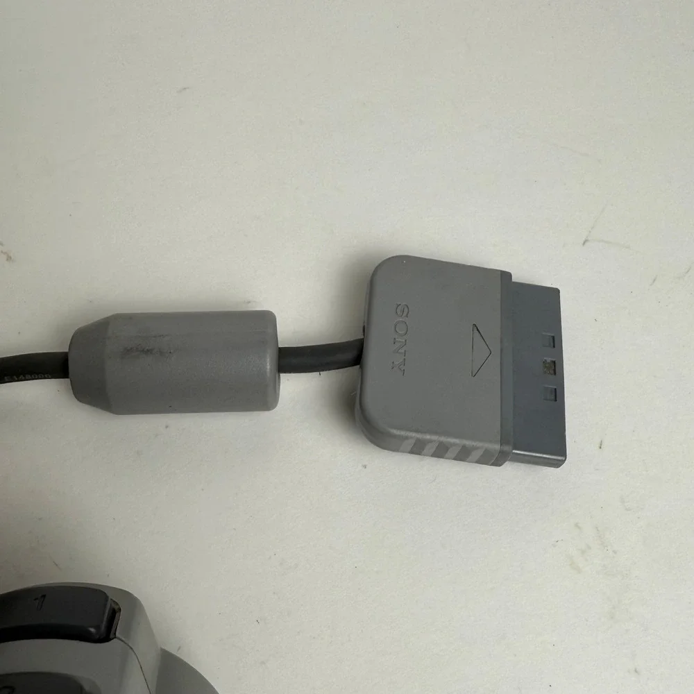 Sony PlayStation‎ PS1 Controller SCPH-1080 Grey Wired Original OEM Accessory
